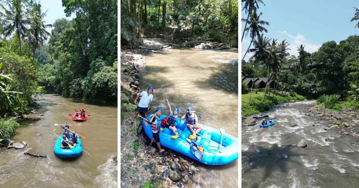 rafting bali