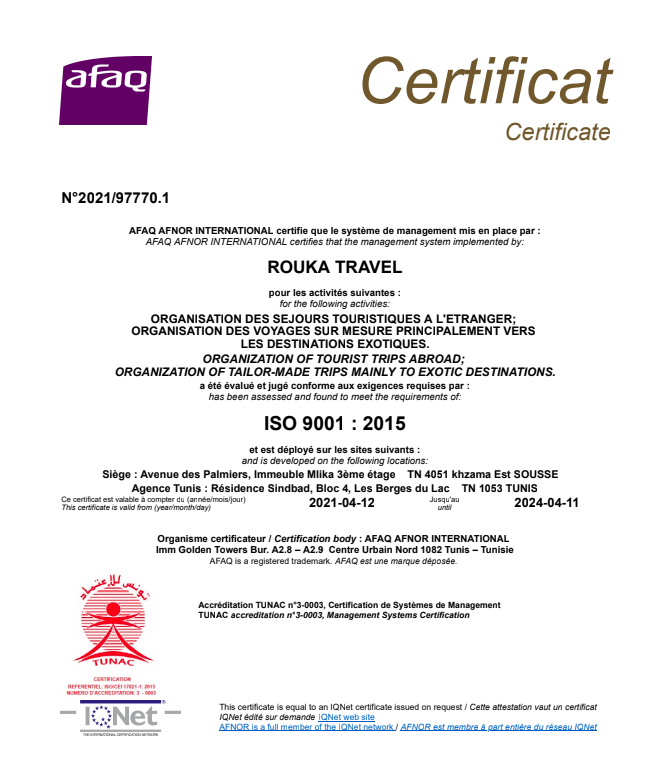 iso9001 ROUKA